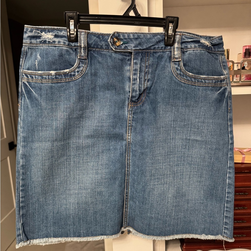Old Navy Low Waist Denim Skirt